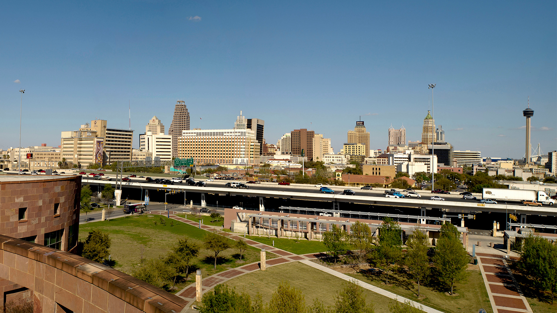 SA skyline from DT Campus